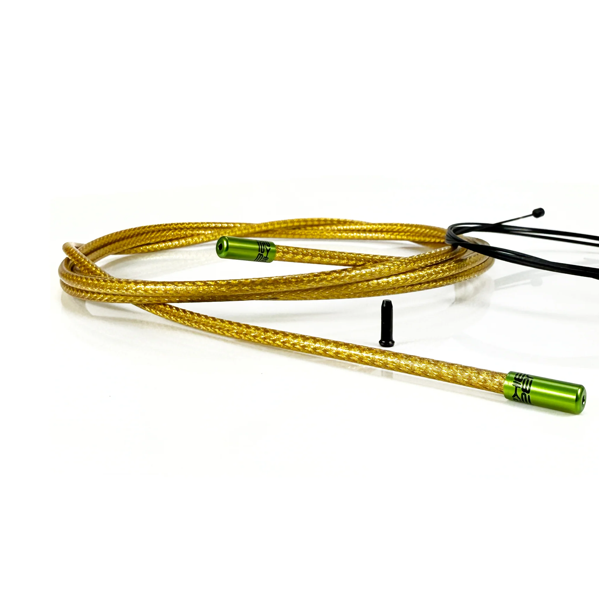 1X Gear Cable / Dropper Post Cable Kit Builder - Gold Braid with Sealed Ferrule Colour Options - Image 4
