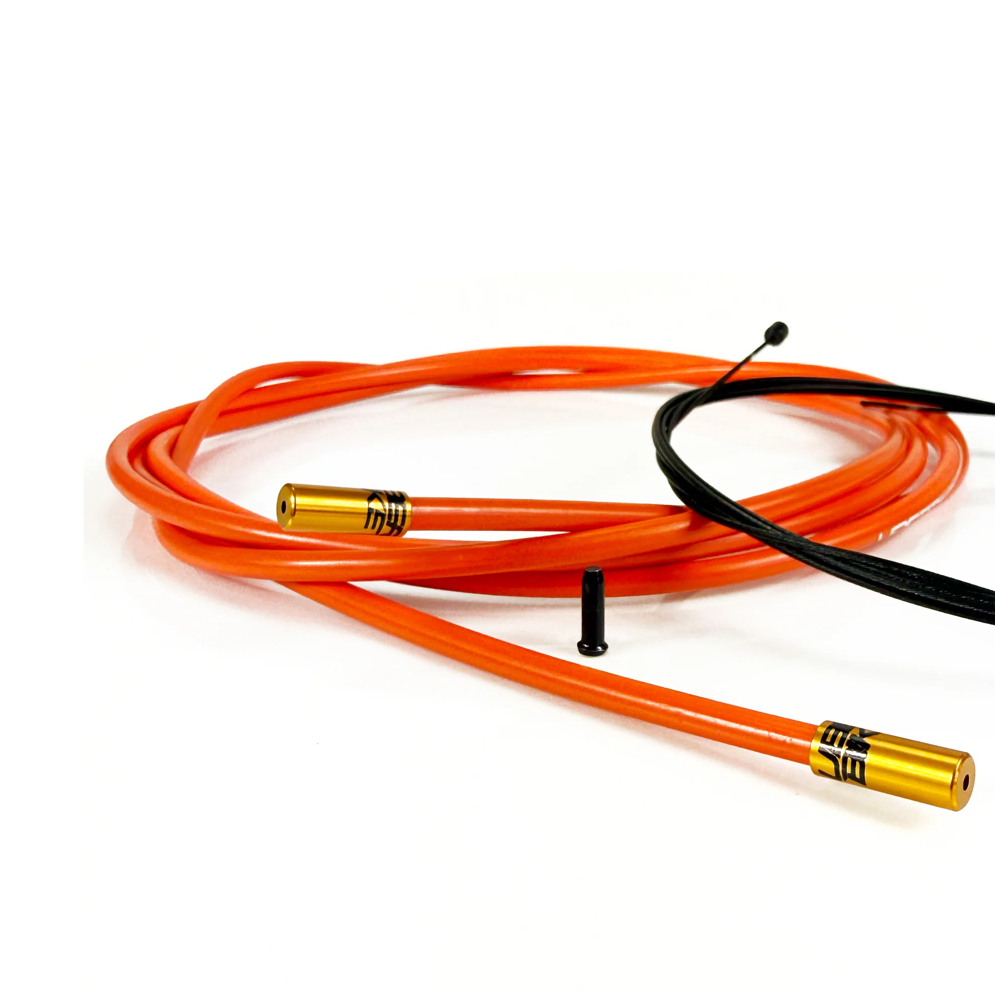 1X Gear Cable / Dropper Post Cable Kit Builder - Orange with Sealed Ferrule Colour Options - Image 2