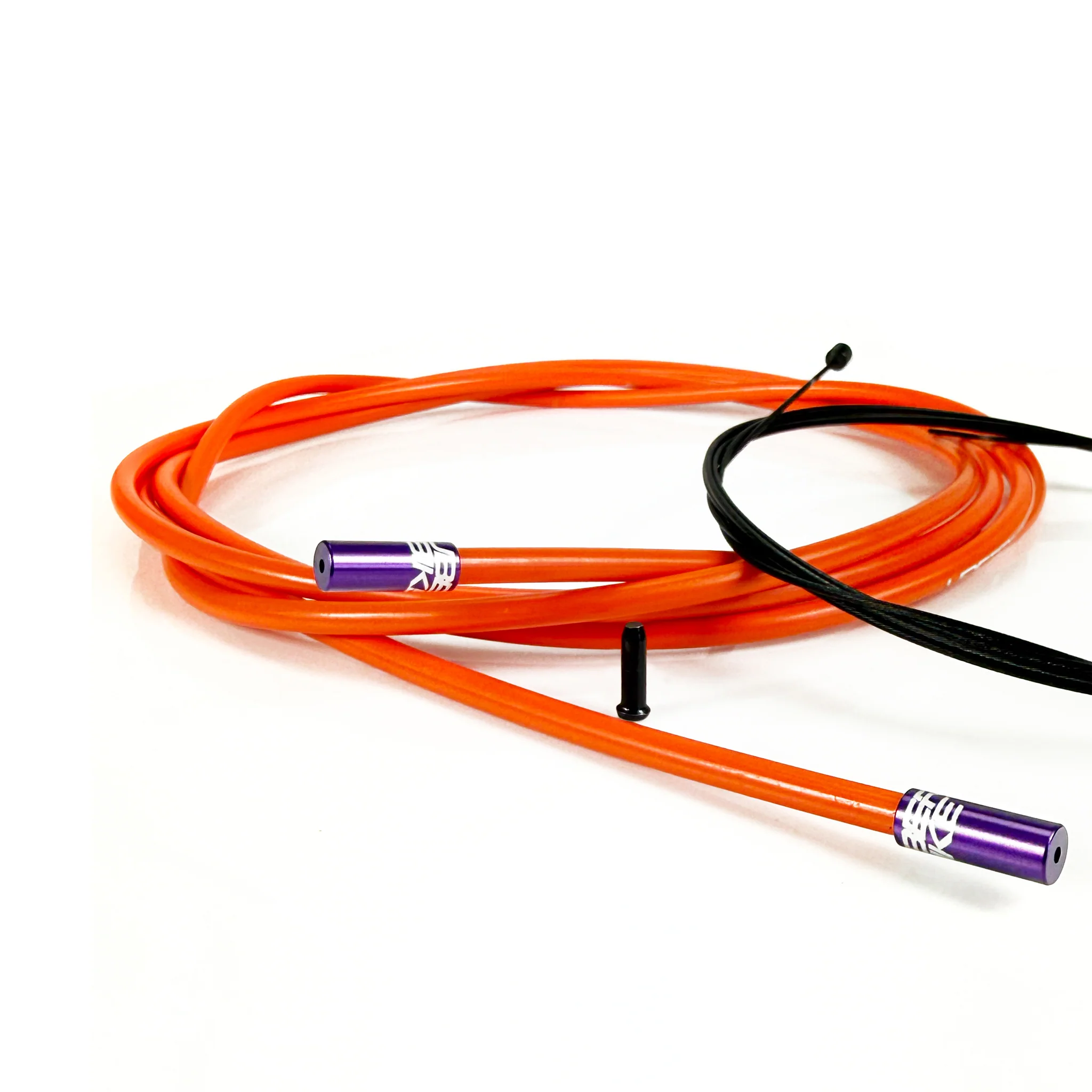 1X Gear Cable / Dropper Post Cable Kit Builder - Orange with Sealed Ferrule Colour Options - Image 8
