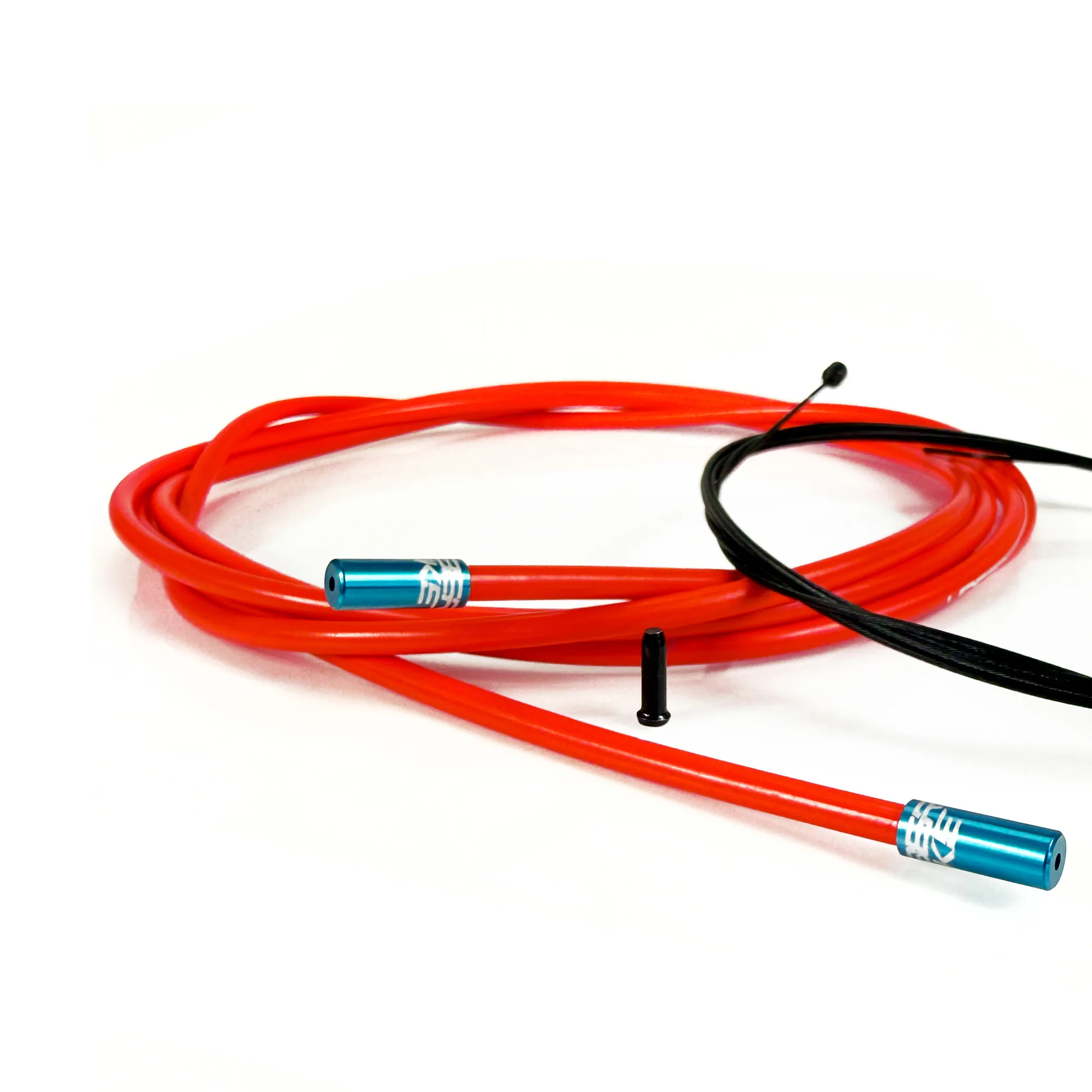 1X Gear Cable / Dropper Post Cable Kit Builder - Red with Sealed Ferrule Colour Options - Image 3