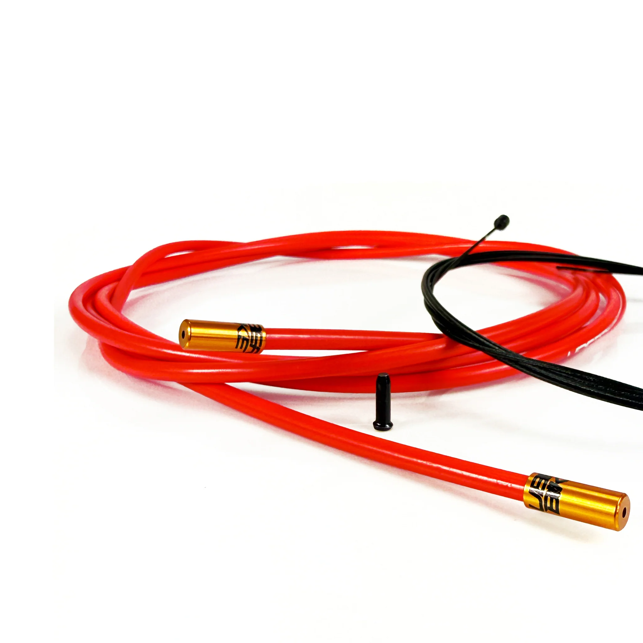 1X Gear Cable / Dropper Post Cable Kit Builder - Red with Sealed Ferrule Colour Options - Image 4
